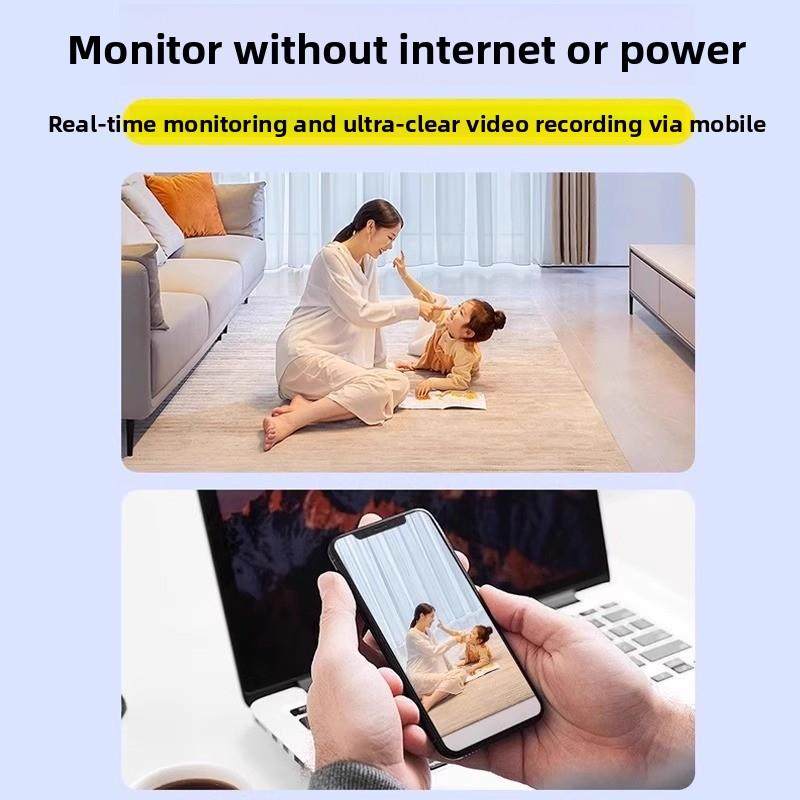 【超清录像】家门口用监控摄像头360度全景无需网络手机远程录音