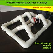 新款 推背部颈部腰部不求按人摩器人工手肘点穴按 原躺始点按摩器式
