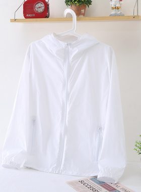 防晒衣女防紫外线夏季薄款透气户外骑车钓鱼遮阳防晒服衫短款外套