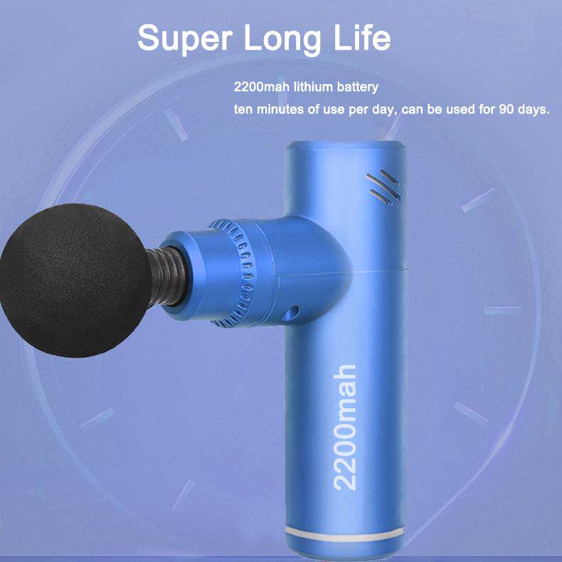 迷你筋膜枪按摩枪健身家用肌肉小型口袋放松器按摩器冲击枪筋膜抢