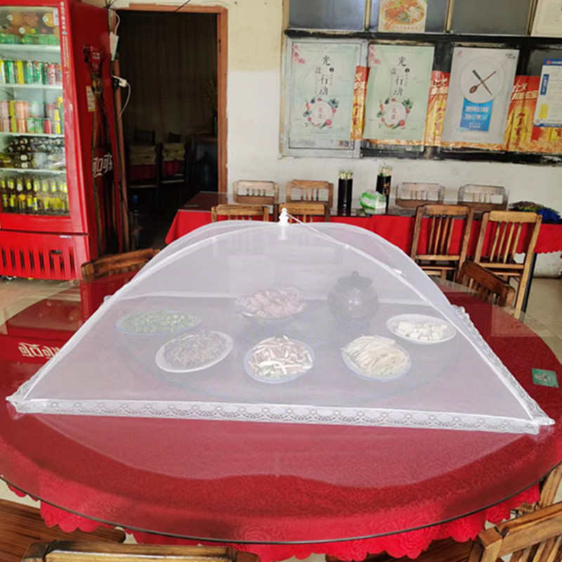 特大号商用防苍蝇盖菜罩凉菜食物熟食摆摊防蚊虫餐桌罩防尘网纱罩