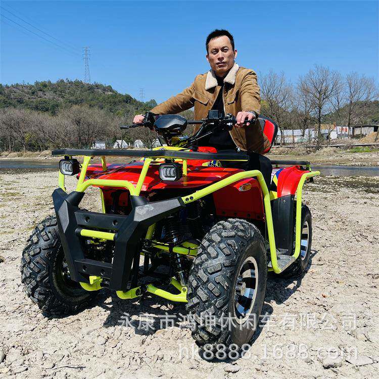 战狼沙滩车四轮越野山地摩托全地形ATV汽油自动挡娱乐场地出租车