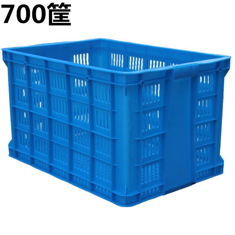 加厚大号塑料周转筐长方形胶框收纳框子快递框水果箱镂空筐子大匡