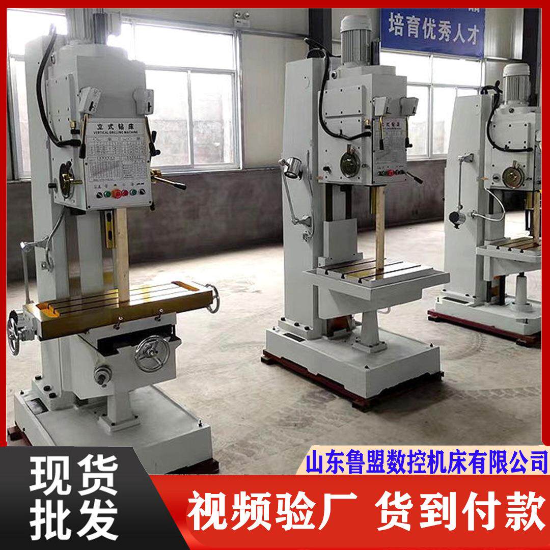 鲁盟供应Z512立式钻床自动进刀方柱立钻Z512A深孔加工钻床
