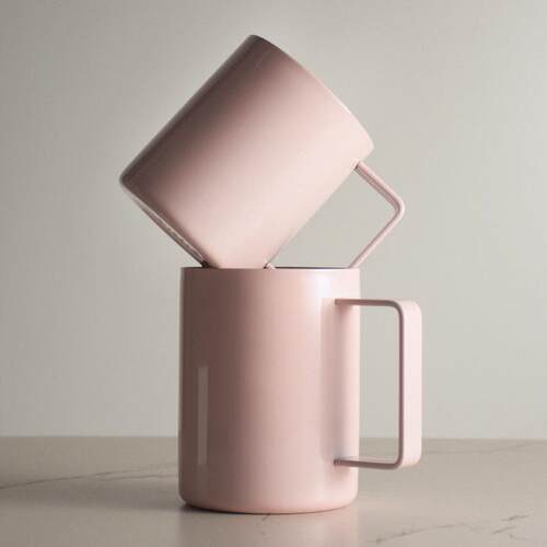 Female powder ins316 stainless steel double-layer coffee cup