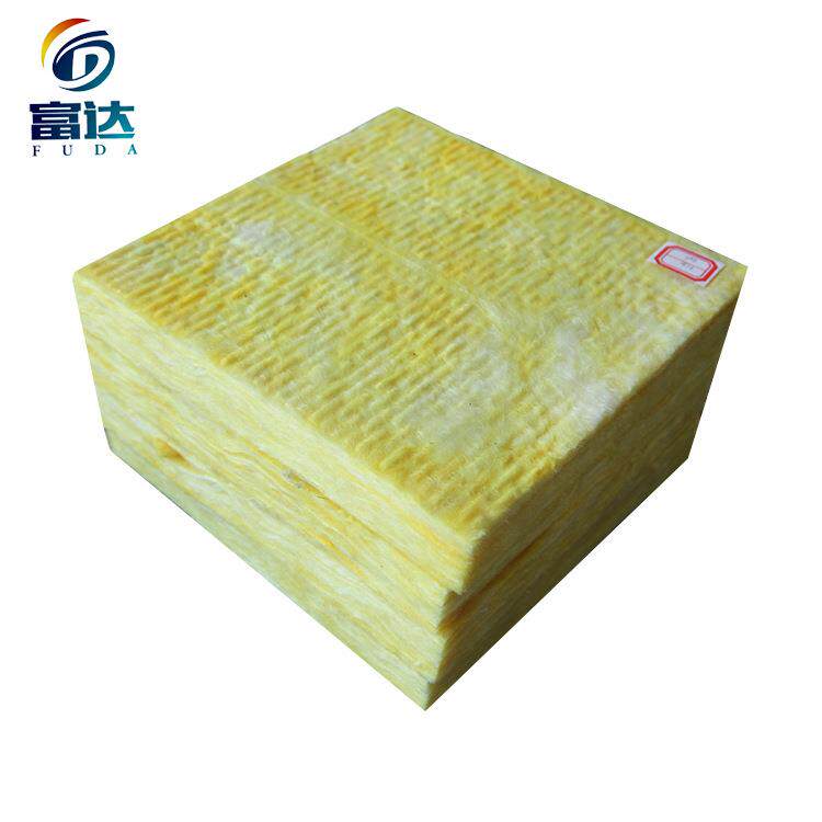 吸音降噪棉A级防火铝箔贴120面玻璃钢结板璃构屋面墙体甩丝玻棉板