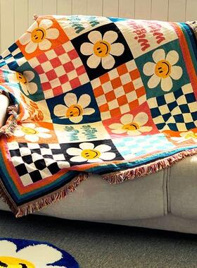 wiggle wiggle沙发盖毯空调毯办公室四季通用居家午睡毯流苏沙发