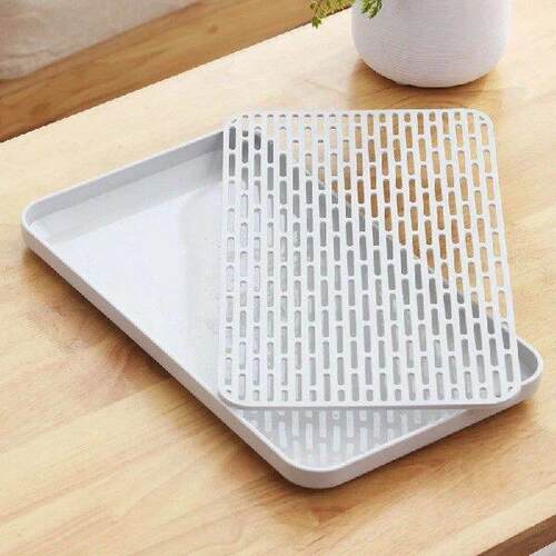 JHD-Kitchen Soap Tray,Double Layer Sink Organizer For