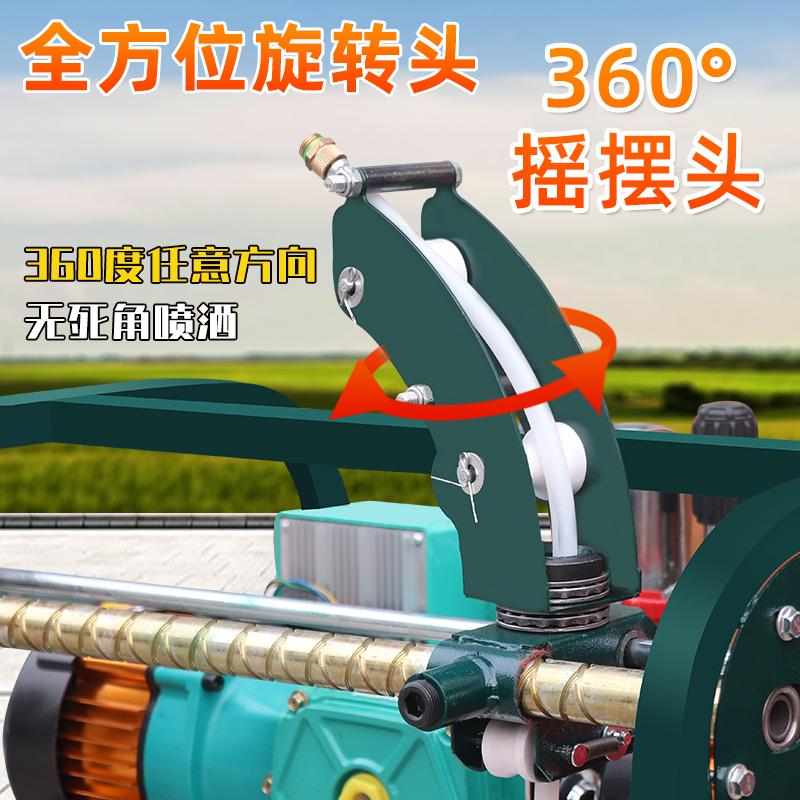 精品三轮车电动打药机遥控收放管喷雾器玉米小麦果树大功率高压打
