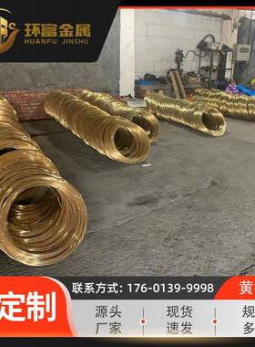 厂家现货供应H90黄铜线H96黄铜丝铆钉线弹簧丝线方线异型铜线