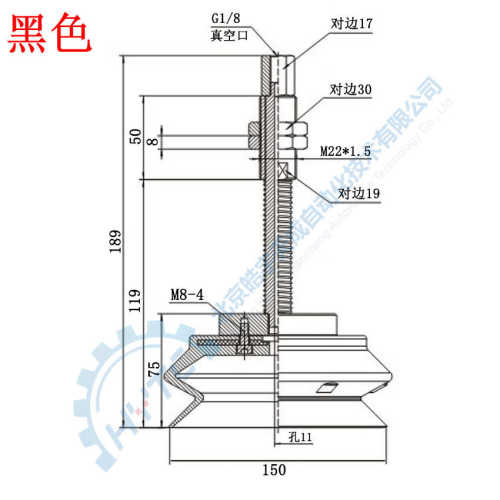 100  b01吸盘 -a22-125hbsj50zpt40hbnj25-- a185063机械手80b01
