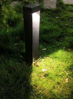 草草坪灯户外方形铝现BY-P1222代跑质道灯景观园家用别墅单面发光