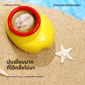 它适妙妙仓鼠浴沙盆陶瓷浴室厕所两用金丝熊躲避窝防飞溅尿砂用品