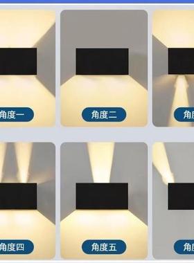 过室外防代水卧室道黑色白色现TXX简约室客厅卫生浴间led壁灯