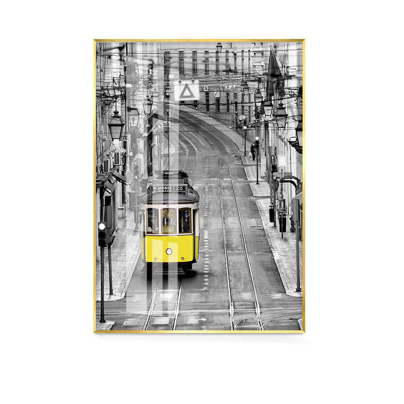 客厅装饰画现代简约三联壁画创意北欧风格沙发背景墙挂画黑白墙画