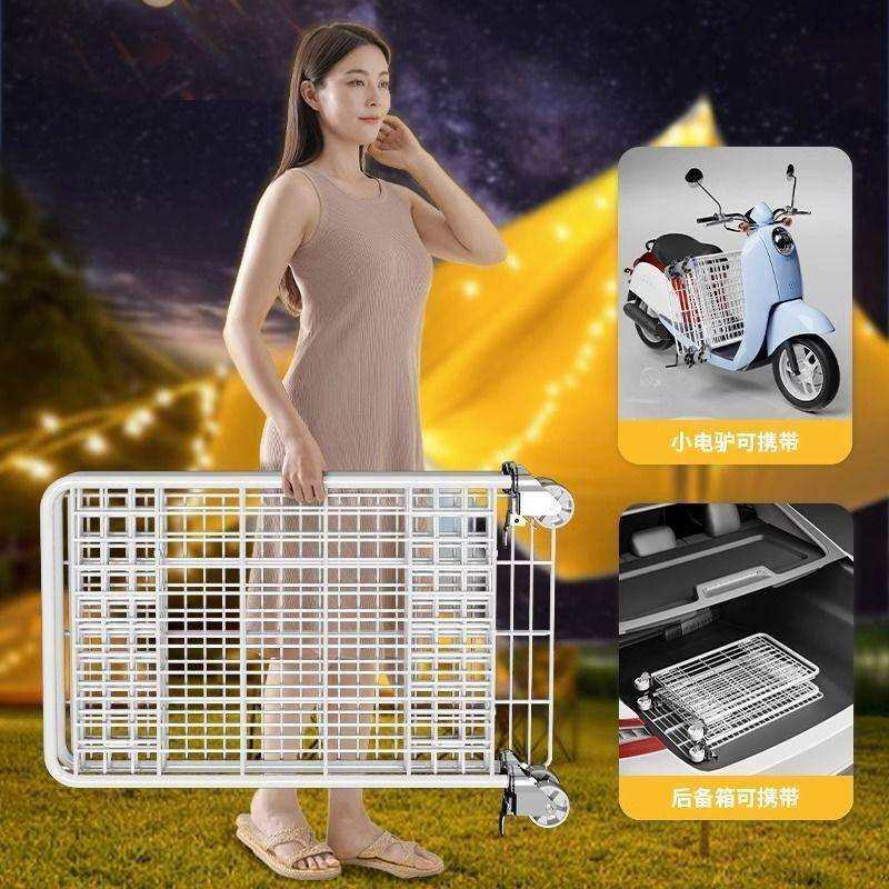 摆摊小推车一秒收摊促销车摆地摊折叠架子花车夜市摆摊桌货架