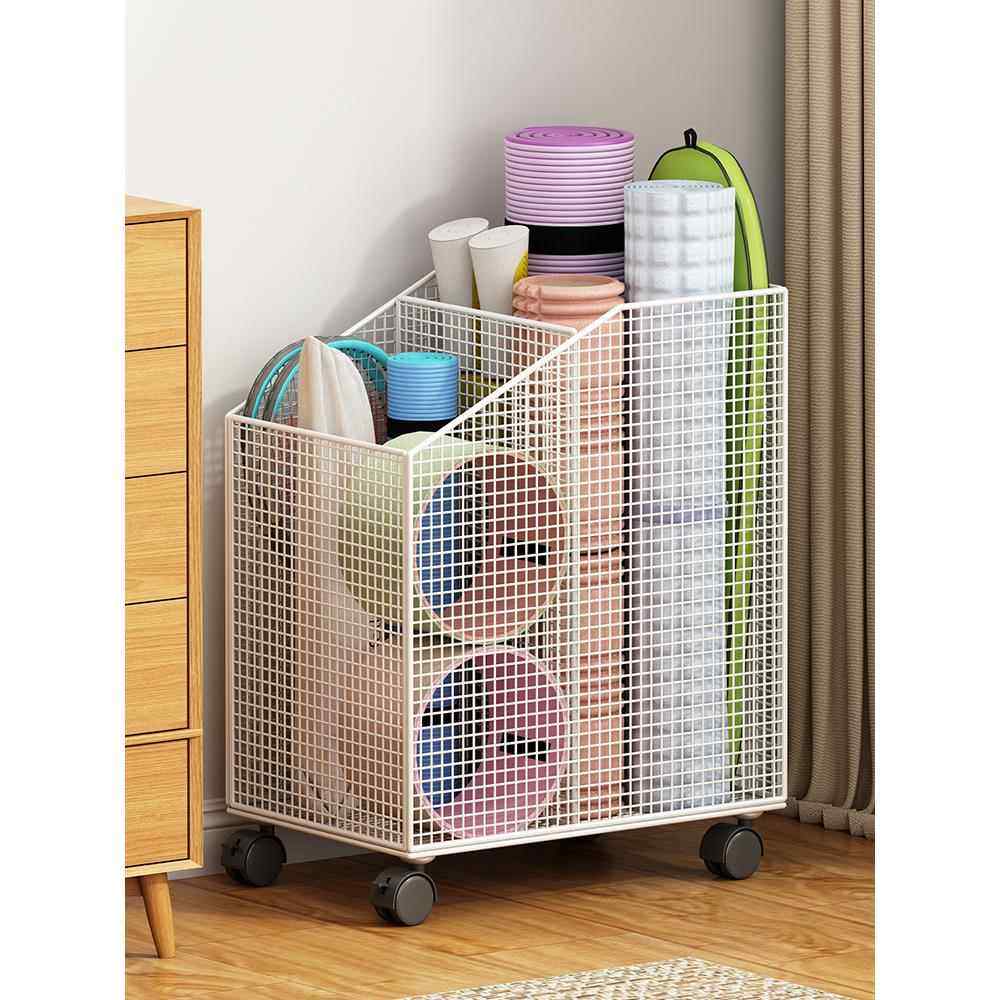 瑜伽垫收纳筐运动器械放篮羽毛球架枪玩具收纳置物架夹缝健身器材,收纳整理,运动器材收纳用具,淘宝优惠券,粉丝福利购,淘宝优惠卷