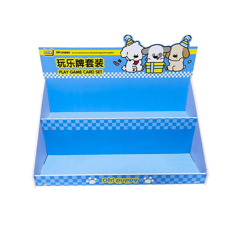 雪弗板超市KT产品展示陈列架 PVC旋转挂钩饮料多层促销亚克力展架