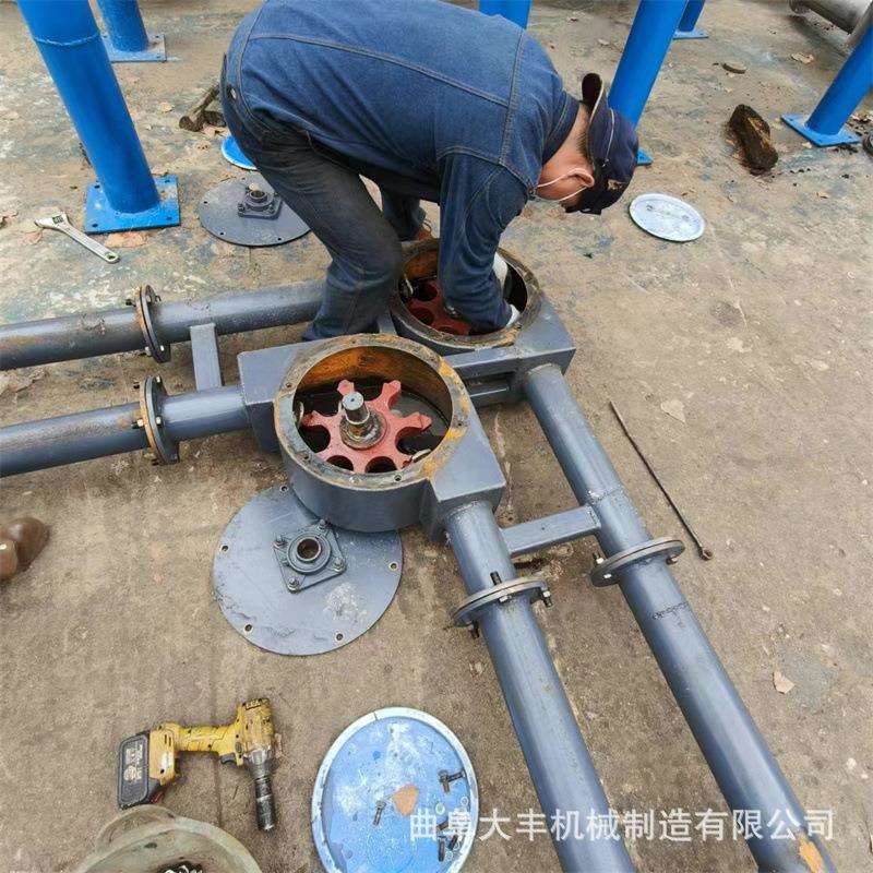 转弯管链输送机链条盘片工业链粉料管提升机Z型管链输送机