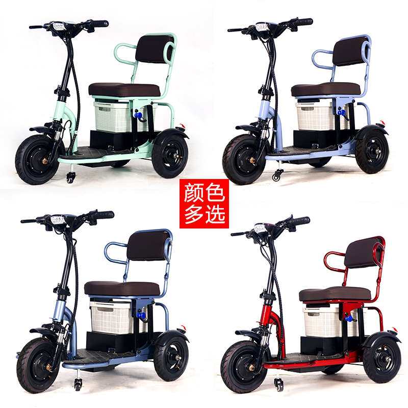 德州小巴士电动四轮老年代步车可折叠残疾老人家用进电梯家门Q10
