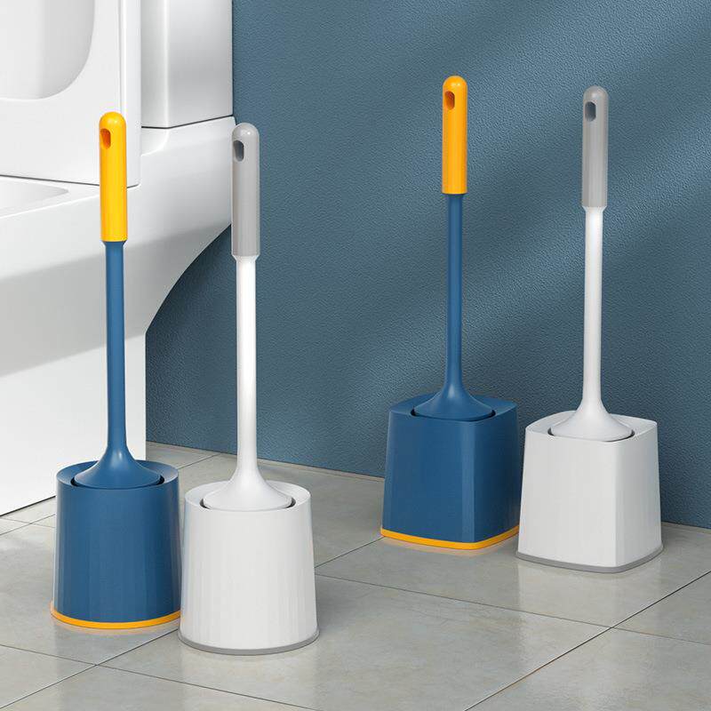 Toilet Brush Set for Home Bathroom, No Dead Corners Cleaning - 实物图