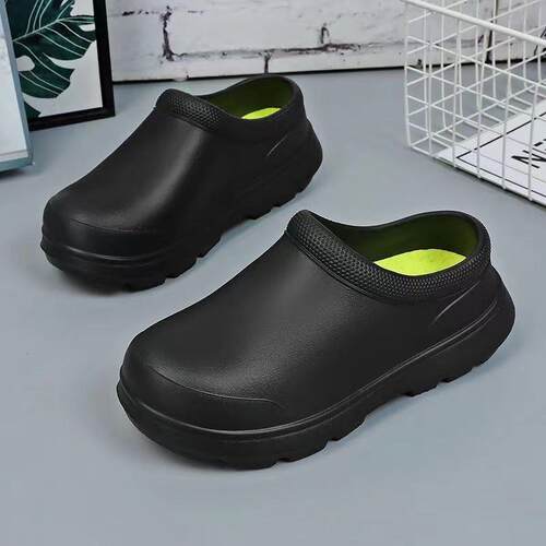 Mens Chef Clogs Waterproof Nonslip Oilproof Wearresistant
