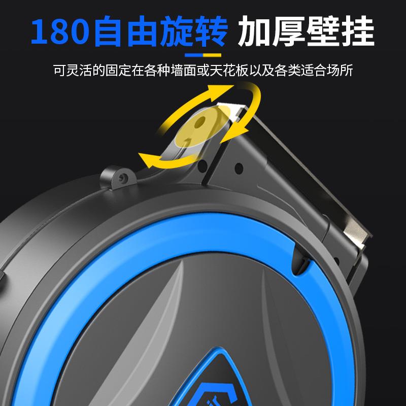 电鼓卷线器自动伸缩卷线器国标铜芯电缆收线器汽修洗车线鼓卷管器