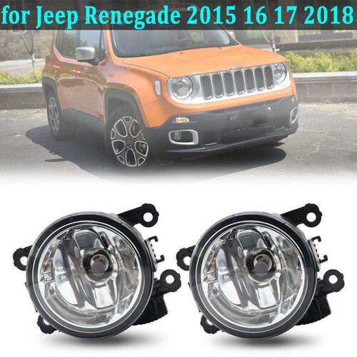 一对雾驾驶灯带灯泡适用于2015-2018款吉普Renegade68256470AA