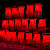 伸缩发光高低可调款 折叠塑料凳 节钓鱼凳子maxfat户外野营便携式