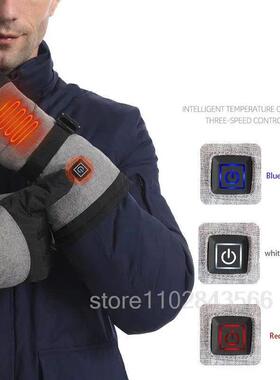 Heated Gloves With Battery Case Powered Electric Heating Han