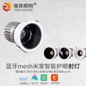 涂鸦智能嵌入式 家用客厅洗墙调光调色孔灯酒店咖啡店2700K 射灯米