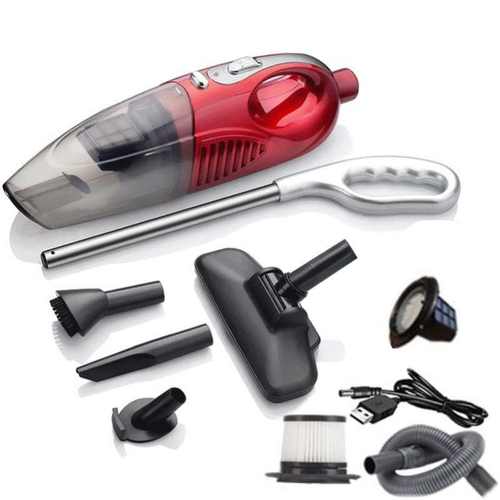 金科干湿两用充电手持推杆两用吸尘器010家用车用无绳便携多配件