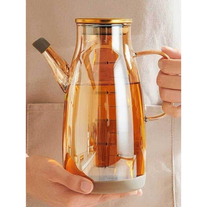 分酒器玻璃白酒倒家用大容量酒瓶高级感醒酒器带盖二一斤装酒壶