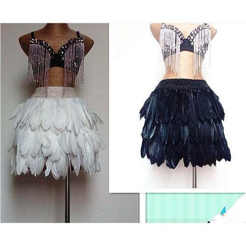 Women's Mao Yu Half body Skirt Wind Word Skirt Elastic