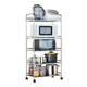 多层收纳落地式 烤箱不锈钢物厨房储物置架锅架整理架架微波炉杂物