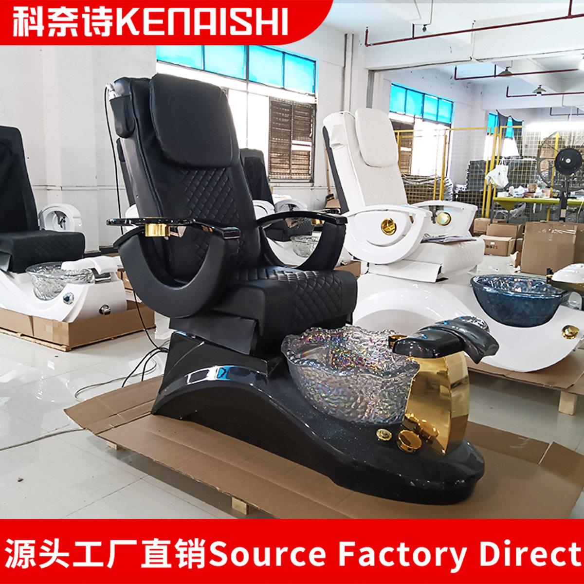 跨境美甲沙发美足浴电动沐足疗躺椅美睫美脚美容院按摩纹眉洗脚椅