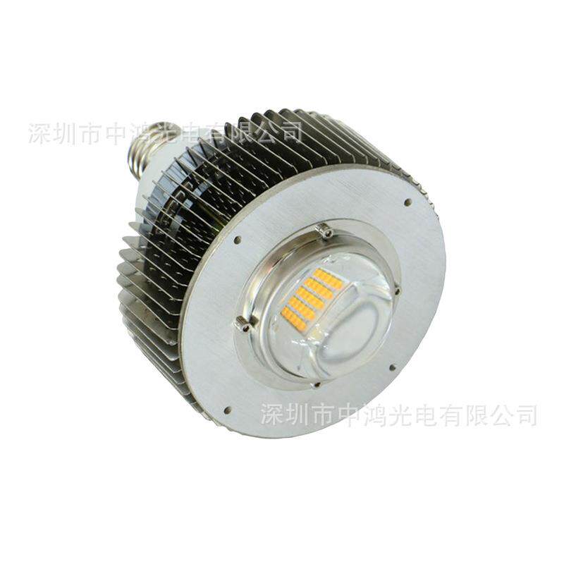 120W 150W 180W 200W LED球泡灯鳍片散热器E27 E40灯头透镜款