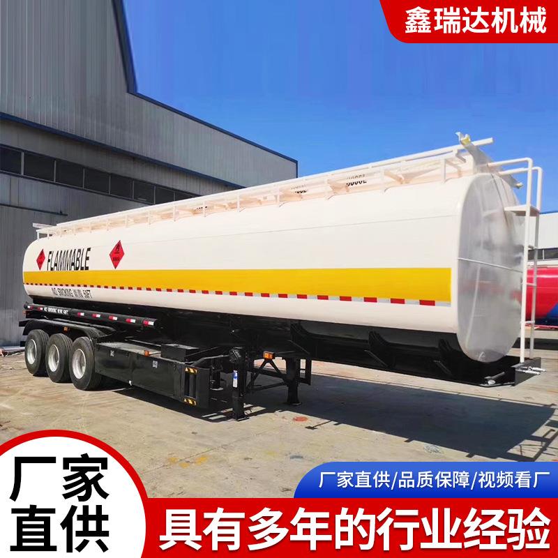 液态食品运输半挂车油罐车普通液体运输车不锈钢罐式半挂车厂家
