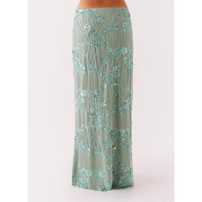 X 83658 Sequin embroidered skirt 亮片刺绣半裙