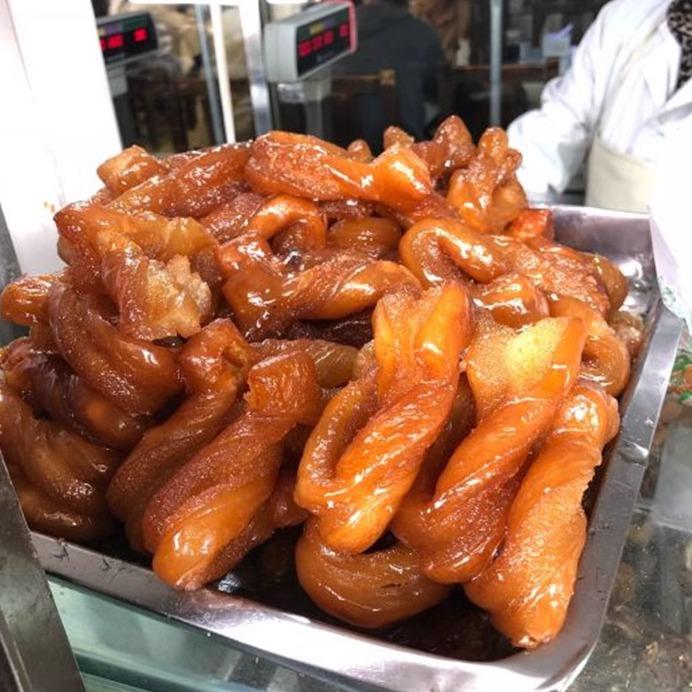 北京牛街洪记小吃店糖耳朵清真即食面食甜点心零食微甜