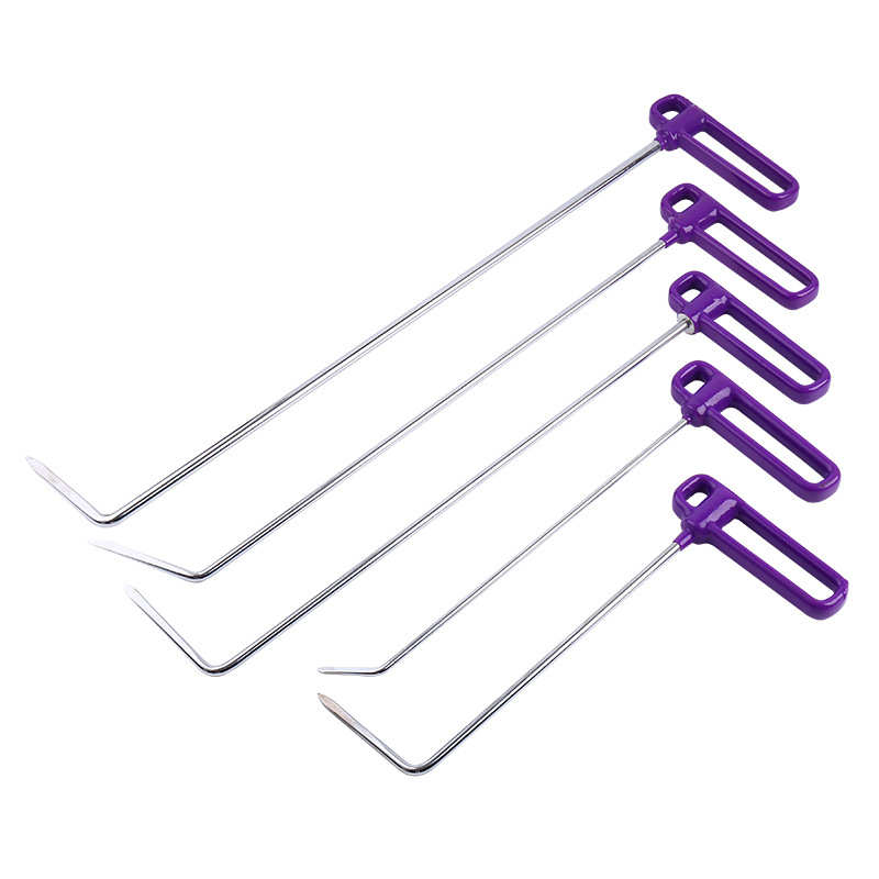 源头工厂汽车钣金凹陷无痕修复360°旋转工具下玻璃修复钩子撬棍