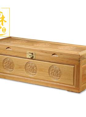 全香樟木箱子实木红木婚嫁结婚衣箱字画书画箱储物彷古覆古收藏箱