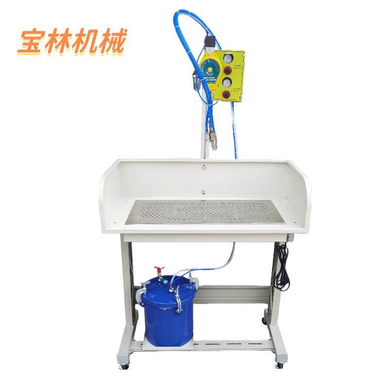 生产供应自动喷白胶机亚么尼亚胶水性胶皮具手袋箱包鞋子喷胶机