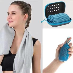 Sport Gel Cold Silicon Portable Mini with Towel Set