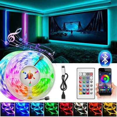 RGB 5050 Led Strip Lights Smart Home TV USB Wall Lamps Ramad