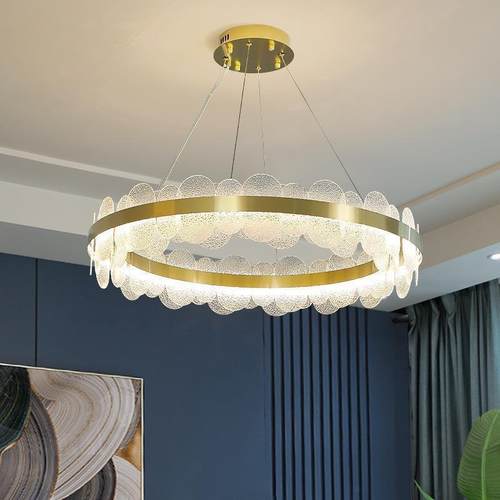 水晶灯具客厅后现代简约创意卧室轻奢高档大气设计师餐厅中山吊灯