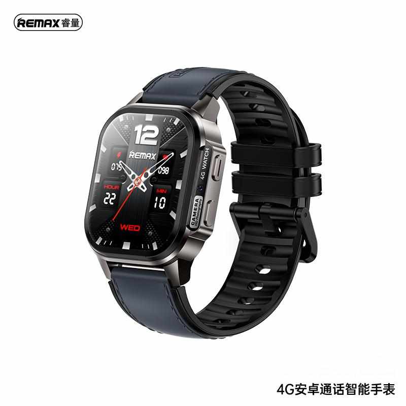Remax睿量智能手表Watch19钛合金可插卡4G通话血氧心率监测健康