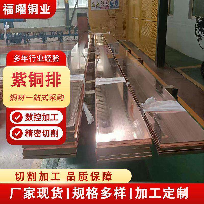 地厂家TT2紫铜排高工业接ZQJ导电紫铜排1导机房接地铜排