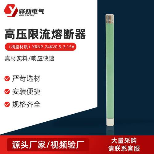 高压限流熔断器（树脂材质）XRNP-24KV0.5-3.15A高压限流熔断器