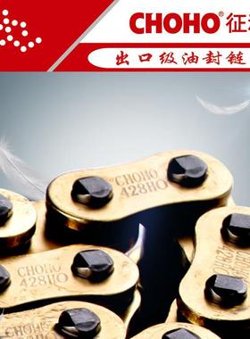 征和O-ring油封链条 428/520/525/530HO型摩托车链条金色油封链条